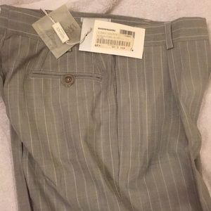 Versace grey pinstripe pant